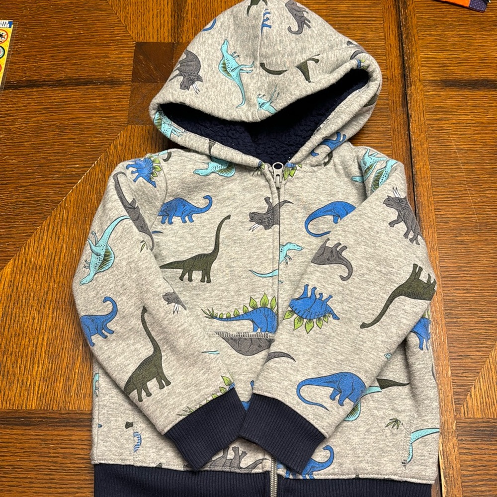Toddler Sherpa lined sweatshirt